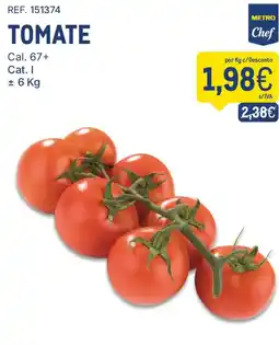 Makro Tomate metro chef promoção