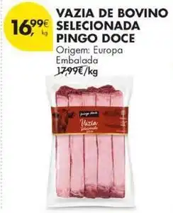 Pingo Doce Pingo doce - vazia de bovino selecionada doc promoção