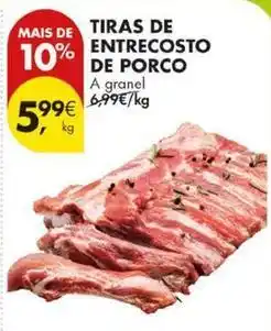 Pingo Doce A+ - tiras de entrecosto de porco promoção