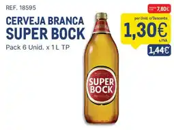 Makro Cerveja branca super bock promoção