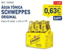Makro Água tônica schweppes original promoção
