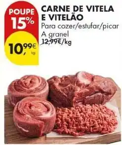 Pingo Doce A+ - carne de vitela promoção