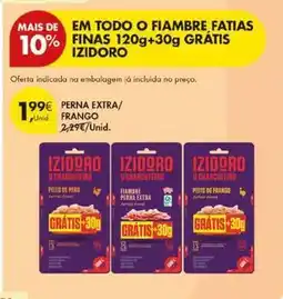 Pingo Doce Izidoro - perna extra promoção