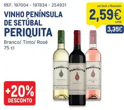 Makro vinho península de setúbal periquita promoção