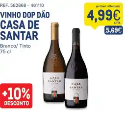 Makro vinho dop dão casa de santar promoção