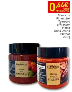Recheio Massa de pimentão mathos promoção