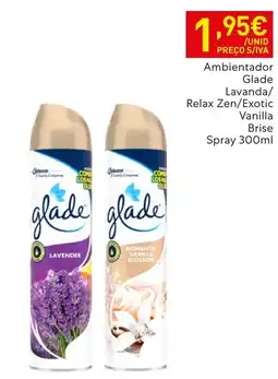 Recheio Ambientador Glade Lavanda/Relax Zen/Exotic Vanilla Brise promoção