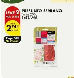 Pingo Doce Serrano - presunto promoção