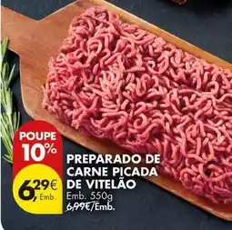 Pingo Doce Picada - preparado de carne de vitelao promoção