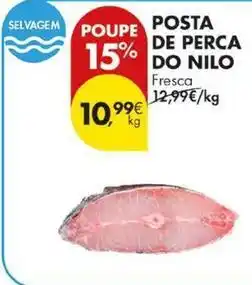 Pingo Doce Posta de perca do nilo promoção