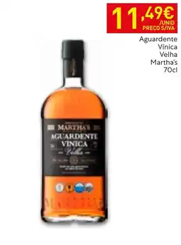 Recheio aguardente vinica velha martha's promoção