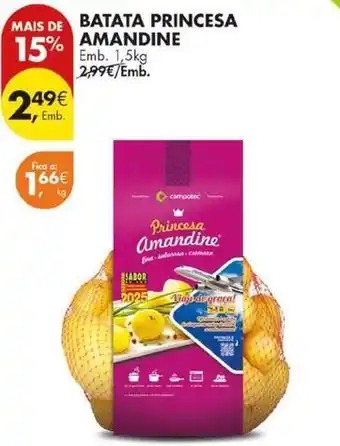 Pingo Doce Amandine - batata princesa promoção