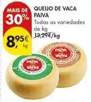 Pingo Doce Paiva - queijo de vaca promoção