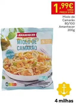 Recheio Miolo de camarão amanhecer promoção