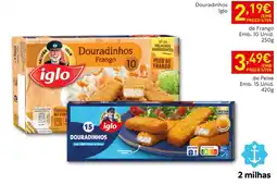 Recheio Douradinhos iglo promoção