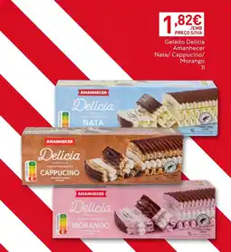 Recheio Amanhecer delícia gelado com sabor a nata cappuccino morango promoção