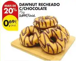 Pingo Doce Dawnut recheado c/chocolate promoção
