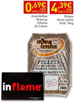 Recheio pellets nova lenha promoção