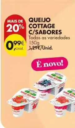 Pingo Doce As - queijo cottage c/sabores promoção