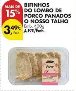 Pingo Doce Bifinhos do lombo de porco promoção