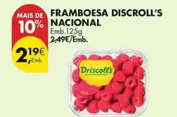 Pingo Doce Nacional - framboesa promoção