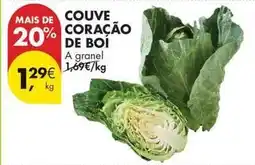 Pingo Doce A+ - couve coração de boi promoção