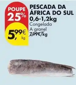 Pingo Doce A+ - pescada da atrica do sul promoção
