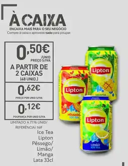 Recheio Ice Tea Lipton Pêssego/ Limão/ Manga promoção