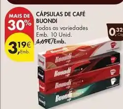 Pingo Doce Buondi - cápsulas de café promoção