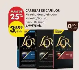 Pingo Doce L'or - cápsulas de café promoção
