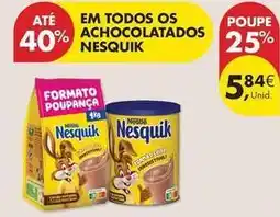 Pingo Doce Nesquik - em todos os achocolatados promoção