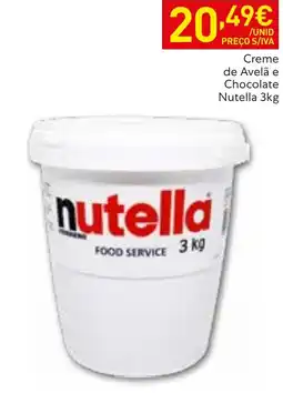 Recheio Nutella Creme de Avelã e Chocolate promoção