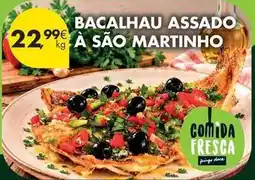 Pingo Doce Dom martinho - bacalhau assado a são promoção