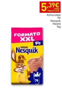 Recheio Achocolate pó nesquik nestlé promoção