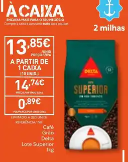 Recheio Café Grão Delta Lote Superior promoção