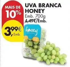 Pingo Doce Uva branca honey promoção