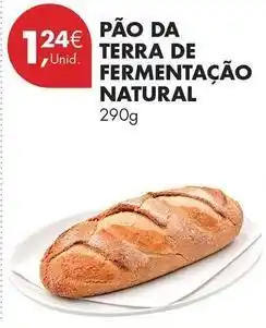 Pingo Doce Go natural - pão da terra de fermentação promoção