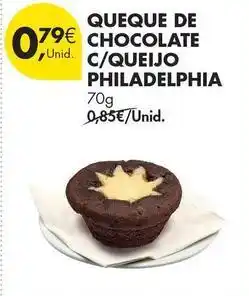 Pingo Doce Philadelphia - queque de chocolate c/queijo promoção