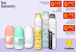 Recheio be beauty Desodorante Be Beauty promoção