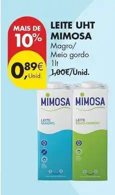 Pingo Doce Mimosa - leite uht promoção