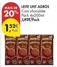 Pingo Doce Agros - leite uht promoção
