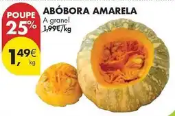 Pingo Doce A+ - abóbora amarela promoção