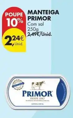 Pingo Doce Primor - manteiga promoção