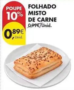 Pingo Doce Folhado misto de carne promoção