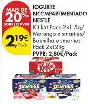 Pingo Doce Kit kat - iogurte bicompartimentado promoção
