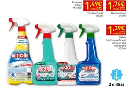 Recheio mistolin abrasivo spray promoção