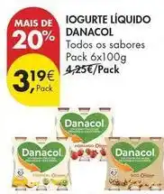 Pingo Doce Danacol - iogurte liquido promoção