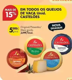 Pingo Doce Castelões - em todos os queijos de vaca unid promoção