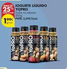 Pingo Doce Yopro - iogurte liquido promoção