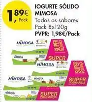 Pingo Doce Mimosa - iogurte sólido promoção